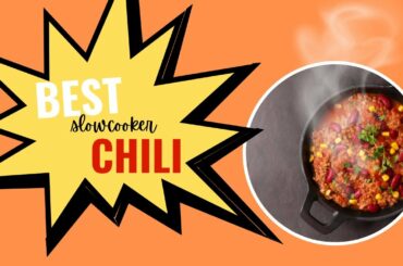 BEST SLOW COOKER CHILI RECIPE | no talking cooking video