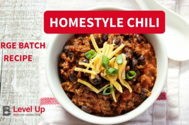 Homestyle Chili Recipe - Large Batch