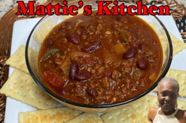 Super Bowl Party Chili Recipe | Simple and Delicious Homemade Chili | Mattie’s Kitchen
