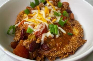 Homemade Chili & Fried Cornbread