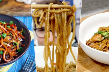 I Found the Best Tiktok Noodles - Chili Garlic Udon, Chicken Lo Mein, Caramelized Onion Pasta