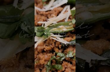 Smoked Green Chili #GroundMeat #Qeema #Keema #Chilli #Recipe #Halal #AmmiKiRecipes by #SadaFawad