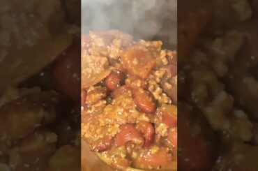 Super Easy One Pot Homemade Chili recipe: Rainy Day Meals #chilli #chili #food #shorts