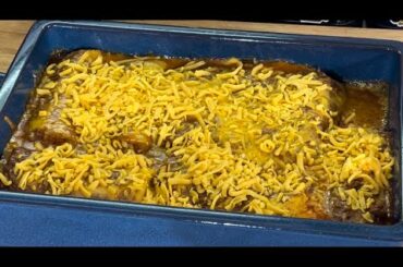 1 OF MY EARLY SURVIVAL MEALS  /ONLY COST 5$ /OLD SCHOOL CHILI CHEESE BAKED BURRITOS/EAT FOR 3 DAYS