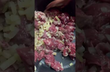 Middle Eastern Kidney Bean Beef Stew(Fasouliya Hamra)