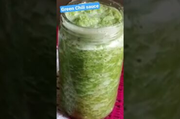 Green Chili Sauce Recipe-#shorts #viral #youtubeshorts
