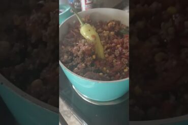 Hungarian Jalapeno Bacon Deluxe Chilli - adding the Bacon. My OG Recipe!