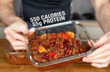 Meal Prep Chili For The Week (Low Calorie High Protein)