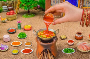 Miniature Chicken Manchurian Recipe | Spicy Chilli Chicken | Tiny Foodkey | Restaurant Style Chicken