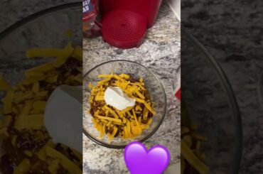 Homemade chili and honey cornbread