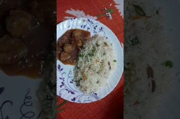 fried rice chili chicken #villagefood #cooking #vilagevlogs #new #recipe