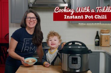 Easy Instant Pot Chili Recipe // Cooking With A Toddler