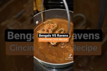 Sunday Night Football : Bengals & Ravens - Chili Recipe