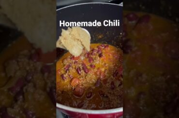 Homemade Chili Recipe