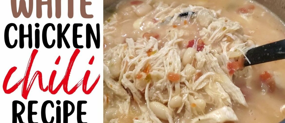 Slow Cooker White Chicken Chili Recipe | Instant Pot Slow Cook Setting | RV Cooking