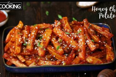 Crispy Honey Chilli Potato | Potato Recipes | Restaurant Style Chilli Potatoes | Veg Starter Recipes