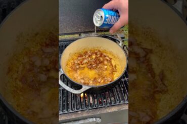 Chili Cheese Smash Burger Recipe | Over The Fire Cooking by Derek Wolf