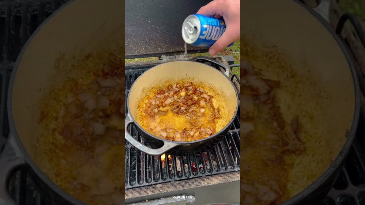 Chili Cheese Smash Burger Recipe Over The Fire Cooking by Derek Wolf