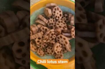 Chili Lotus Stem | Ishri’s Kitchen Shorts