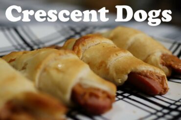 Cooking Crescent Dogs with Chili and Velveeta Cheese Recipe