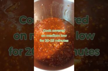 Cozy Bean & Lentil Red Wine Chili #Shorts