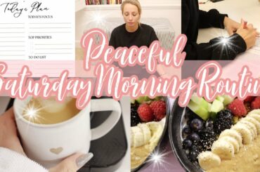 SATURDAY ROUTINE BEFORE THE KIDS GET UP // HOW TO HAVE A SLOW AND PEACEFUL SATURDAY