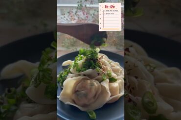 chili oil shrimp wonton (happy lunar new year!) #shorts