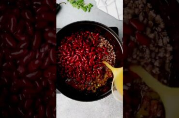 Lamb Chili Recipe #lamb #chili  #dinnerrecipe #dinnerideas #beansrecipe #stew