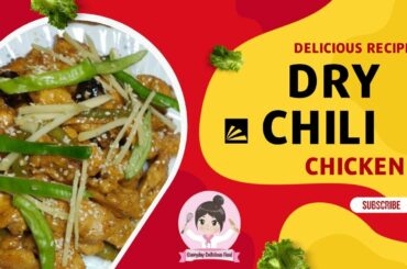 dry chili chicken @everydaydeliciousfood