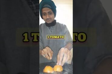 TOMATO ROASTED WITH GREEN CHILI     #recipe #cooking #tomato