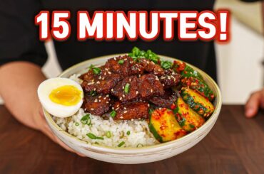 This Korean BBQ GALBI Rice Bowl Will Change Your LIFE!