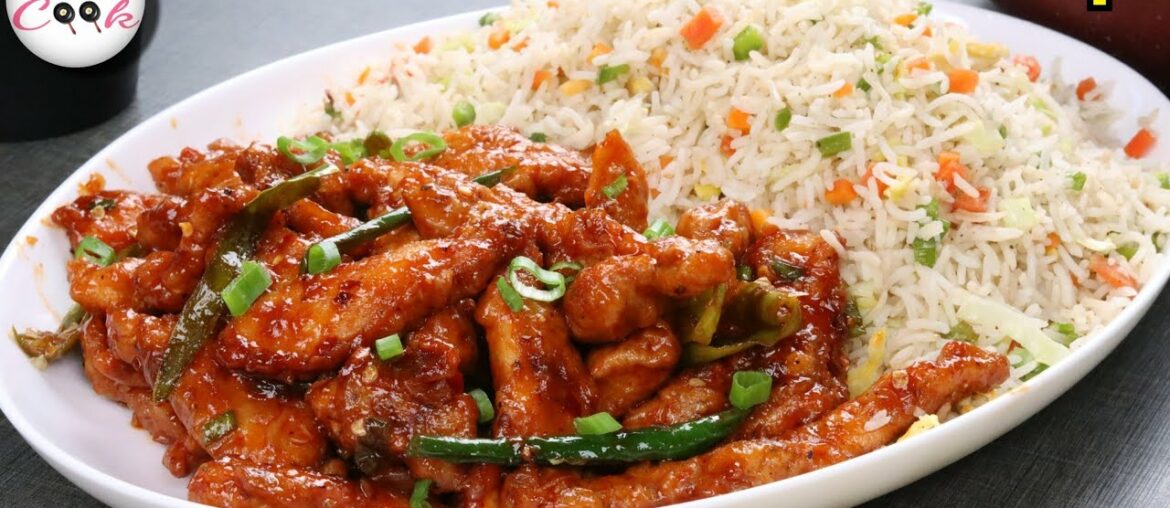 Chicken Chili Dry With Fried Rice Original Restaurant Recipe by (YES I CAN COOK)