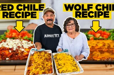 ENCHILADAS RUMBLE: My Mom’s Tex-Mex Wolf Chili vs My Mexican Red Sauce Recipe
