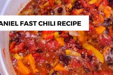 Daniel Fast Chili