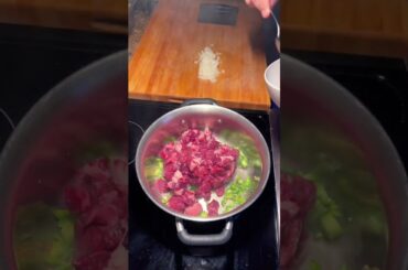 chili made with denver steak