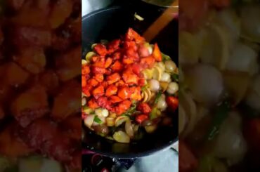 Tasty Chicken Chilli Recipe #shorts #youtubeshorts #cooking #lifeandliving07