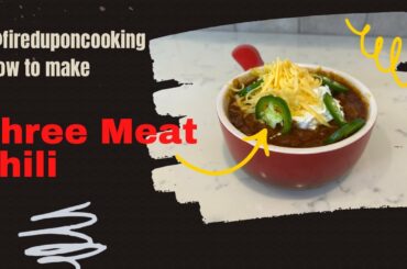 Make This Delicious Chili with THREE Types of Meat - You Won't Believe What They Are!