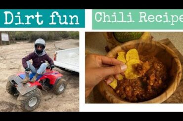 PLANT BASED CHILI recipe + dirt fun