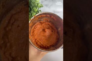 Sundried Tomato and Tempeh Chilli Dip | High Protein Snack Recipe | Easy Dip at home | Hello Tempayy