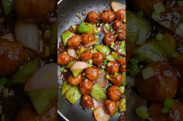 Soya Chili #shorts #youtubeshorts #shortvideo #recipe #healthy #healthyfood #streetfood