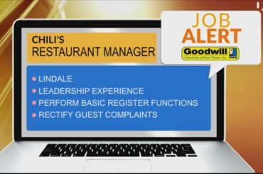 JOB ALERT: Chili's in Lindale needs a Restaurant Manager