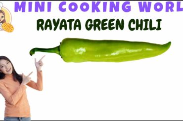 "Delicious Green Chili Recipe - Easy and instant salad recipe - Mini Kitchen"