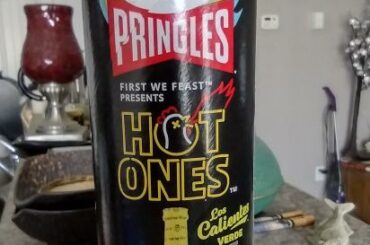 Was surprised this is actually nice and hot. Has a hot sauce tang to it as well! Normally Pringles "hot" chips are bleh.