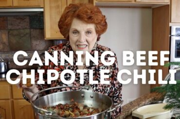 Canning Beef Chipotle Chili