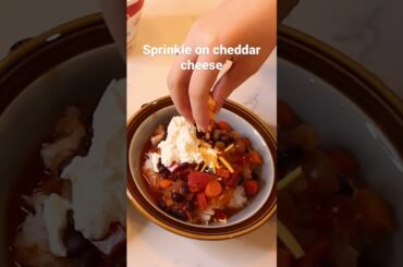 Vegetarian Chili for the Super Bowl, teaser trailer #shorts