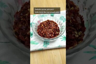 CARA MEMBUAT MINYAK CABE (CHILI OIL) #shorts