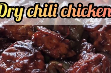 dry chili chicken recipe || Chinese food || Chicken lover #shorts