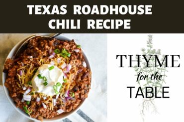 Texas Roadhouse Chili Recipe