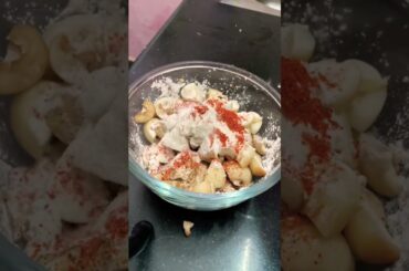 Chilli mushrooms recipe ASMR #shorts #viral #chillimushroom #chillimushroomrecipe