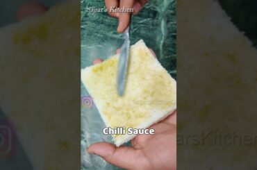 Chilli Cheese Toast Sandwich Recipe Chilli Toast Sandwich Recipe #youtubeshorts #shorts #viral